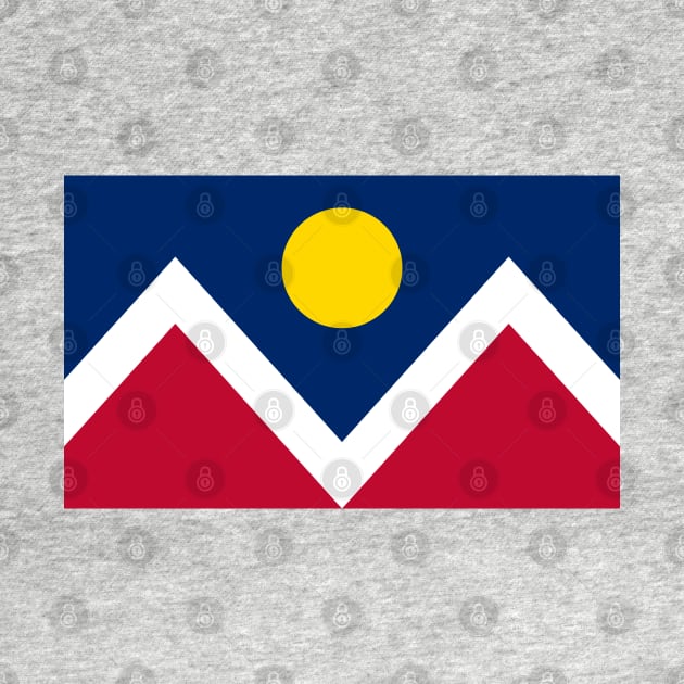 Flag of Denver, Colorado by brigadeiro